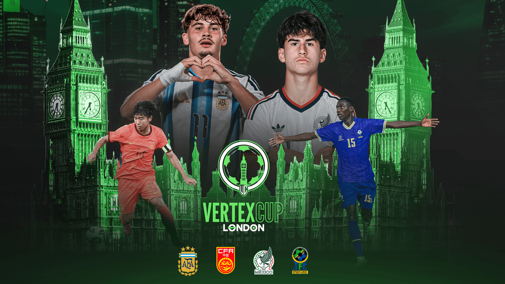 México Sub-17 vence 3-1 a Tanzania y cierra la Vertex Cup con dos triunfos